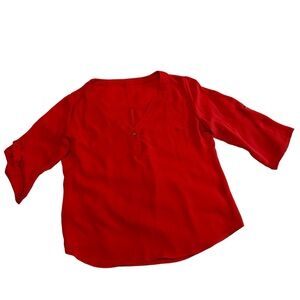 Red Viscose Blouse
